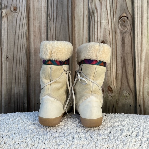 Tecnica Sheepskin and Leather Winter Boots - Picture 5 of 12